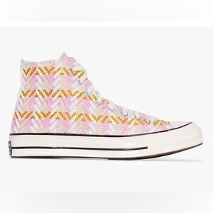 Converse Pink Chuck 70 Woven High Top Sneakers